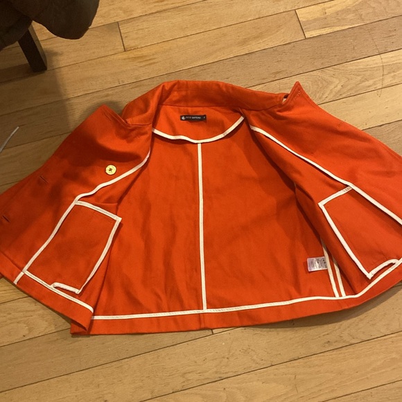 Petit Bateau Orange Pea Coat - Picture 6 of 6